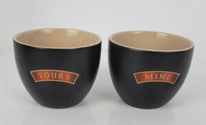 Bailey's Irish Cream Mugs Yours & Mine Set of Two (2)